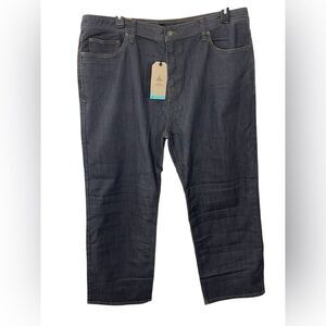 NWT Prana Bridger Jeans Indie Blue‎ Slim Straight Men’s Denim 42 X 28